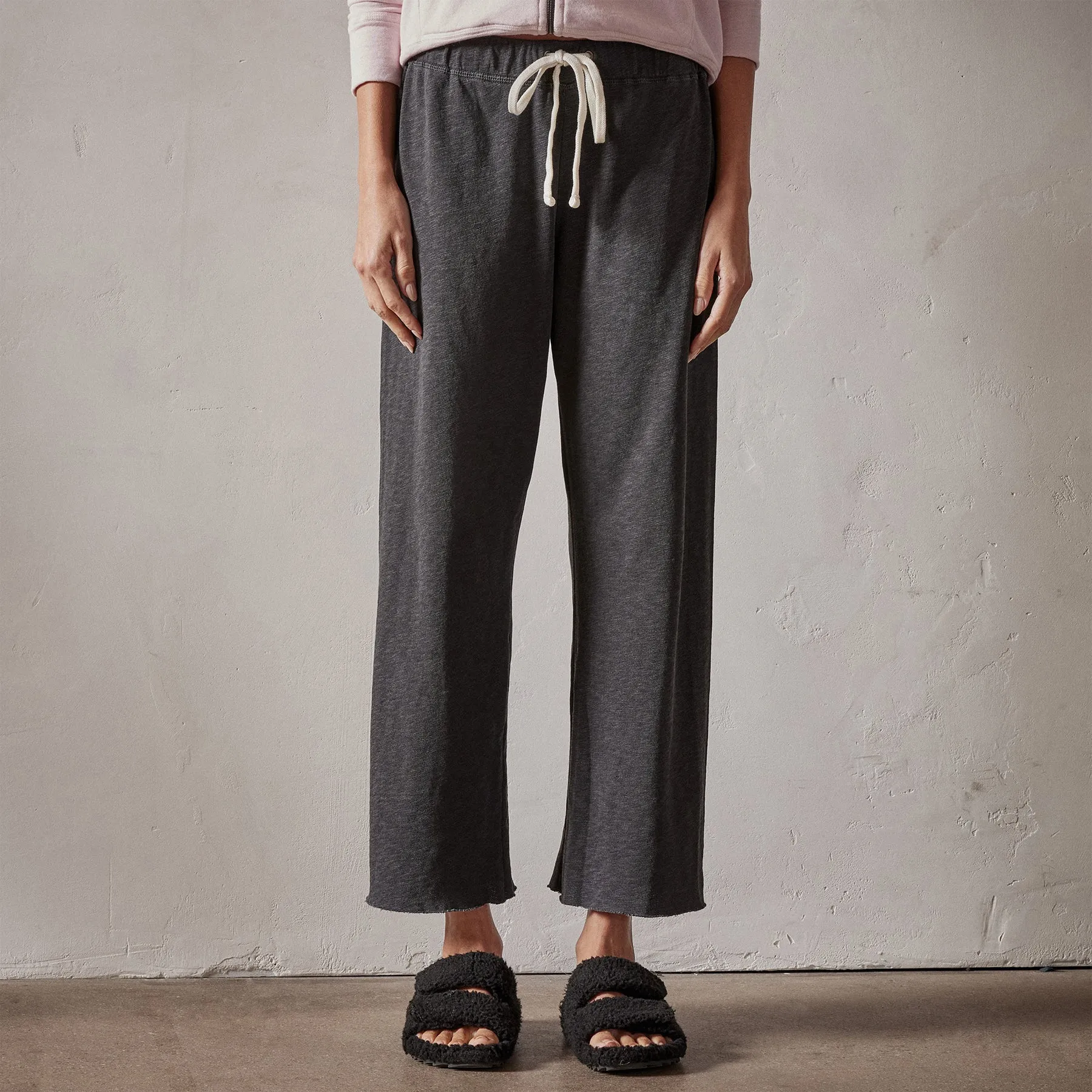 Vintage French Terry Cutoff Sweatpant - Carbon Pigment