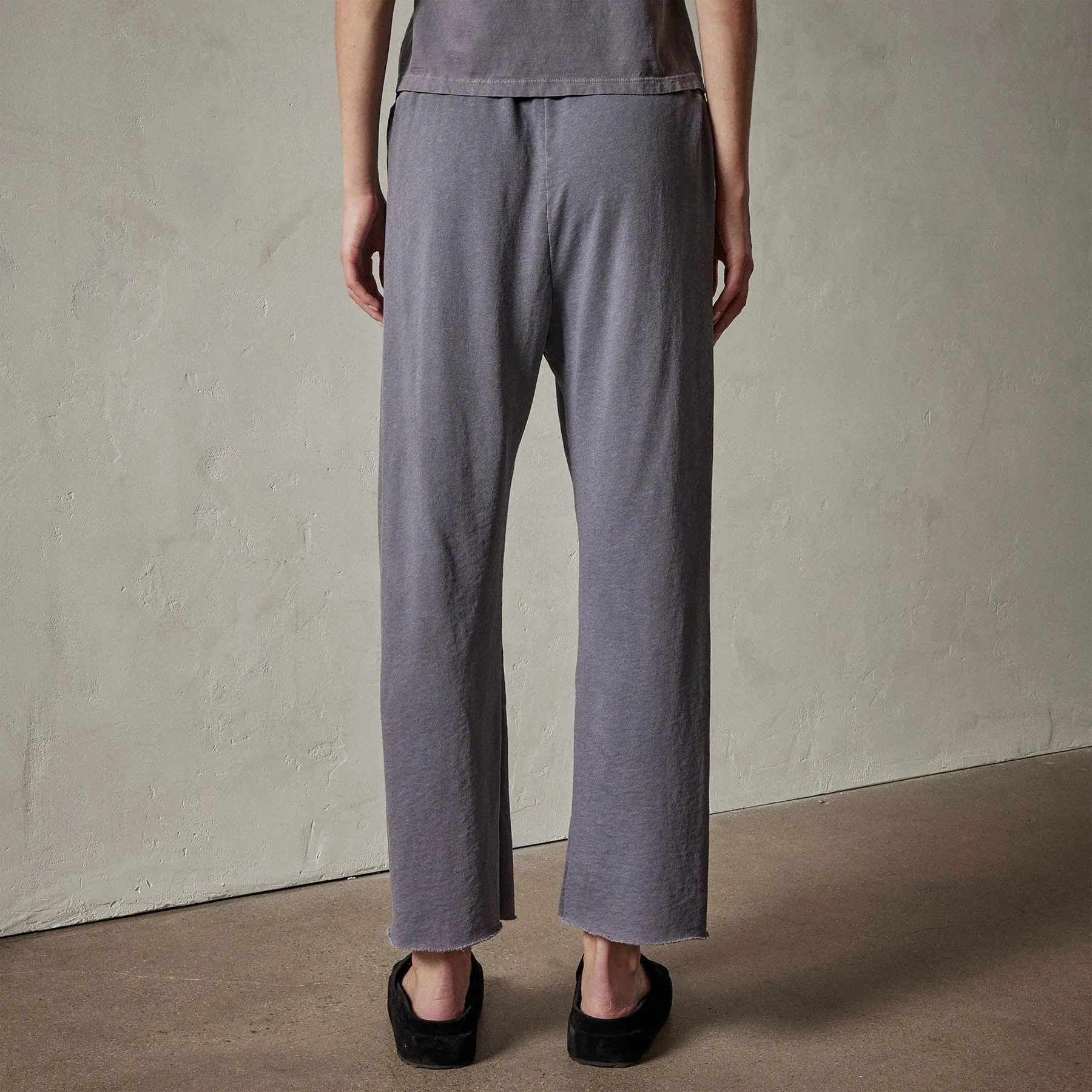 Vintage French Terry Cutoff Sweatpant - Flannel Pigment