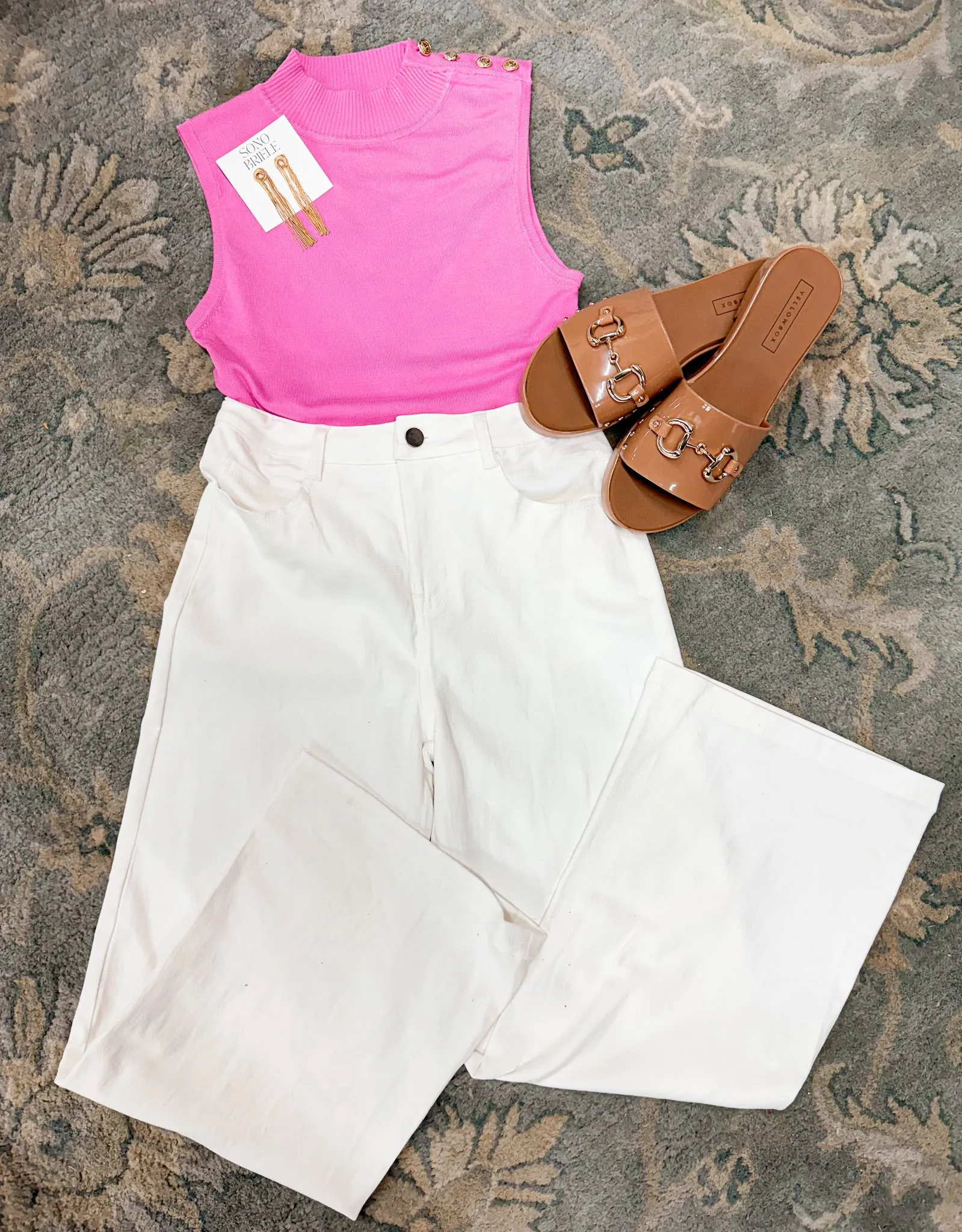 White Cropped Pants