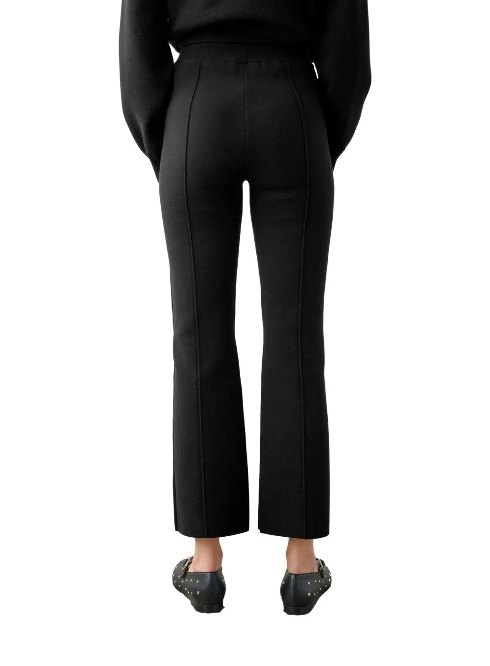 WHITE   WARREN | Superfine Organic Cotton Kick Flare Pant