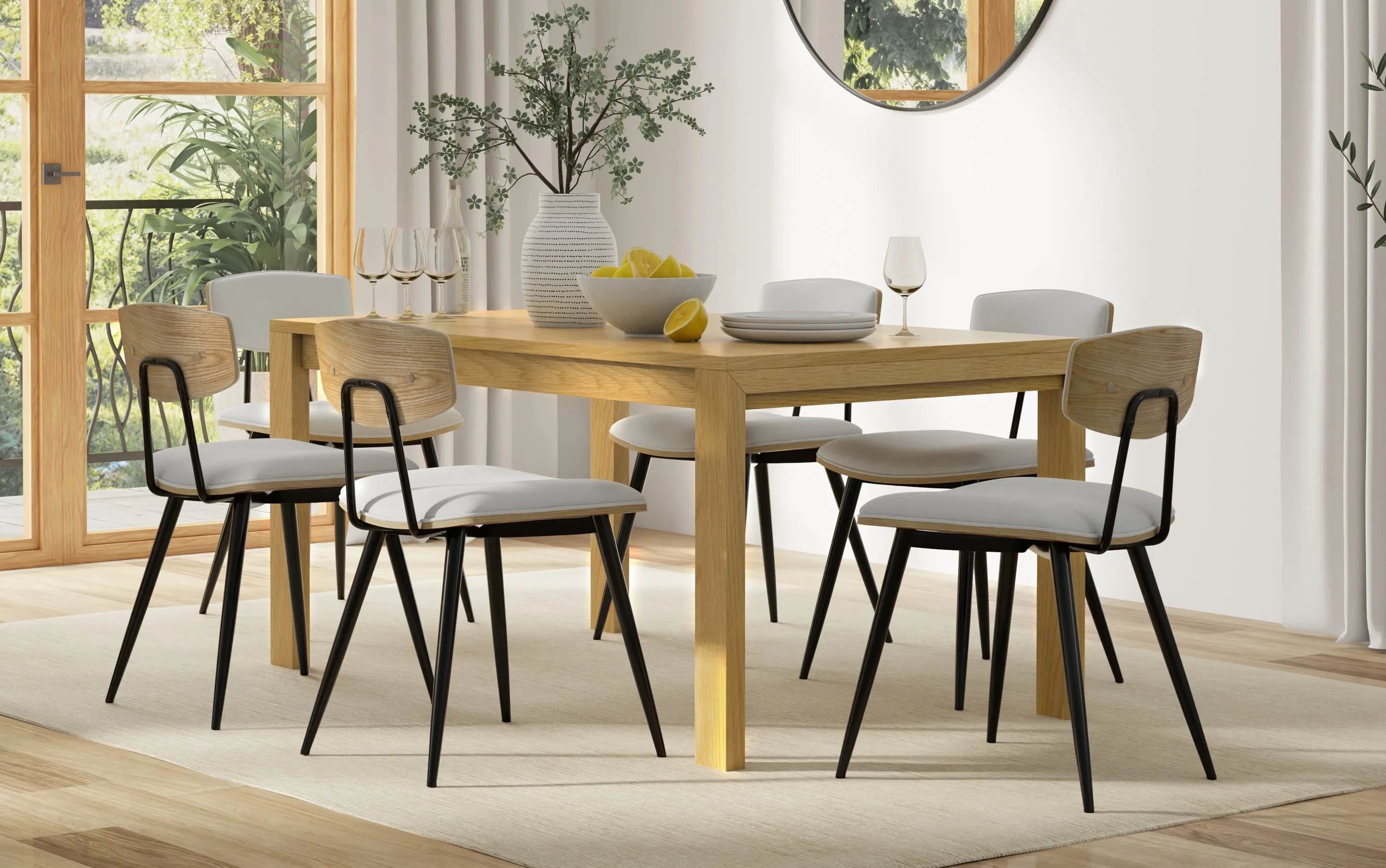 Wilson Rectangle Dining Table in Oak