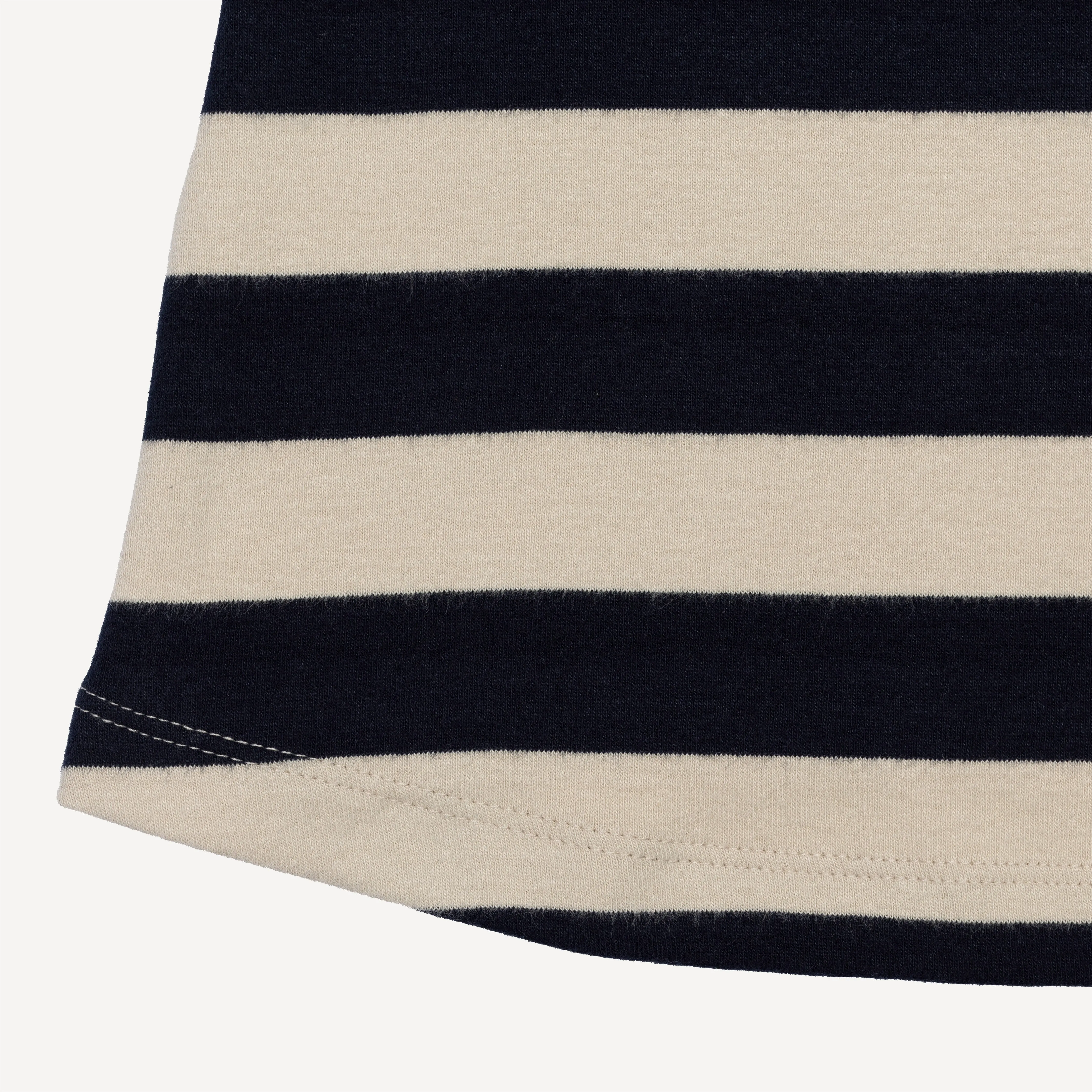 Womens Stripe High Neck Tank - Night Sky / Fog