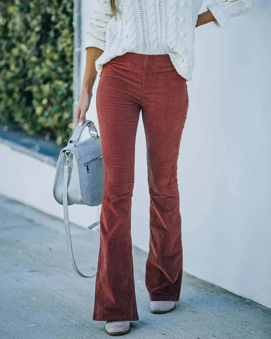 Women's Wilma: Elegant, Slim-Fit Flared Trousers