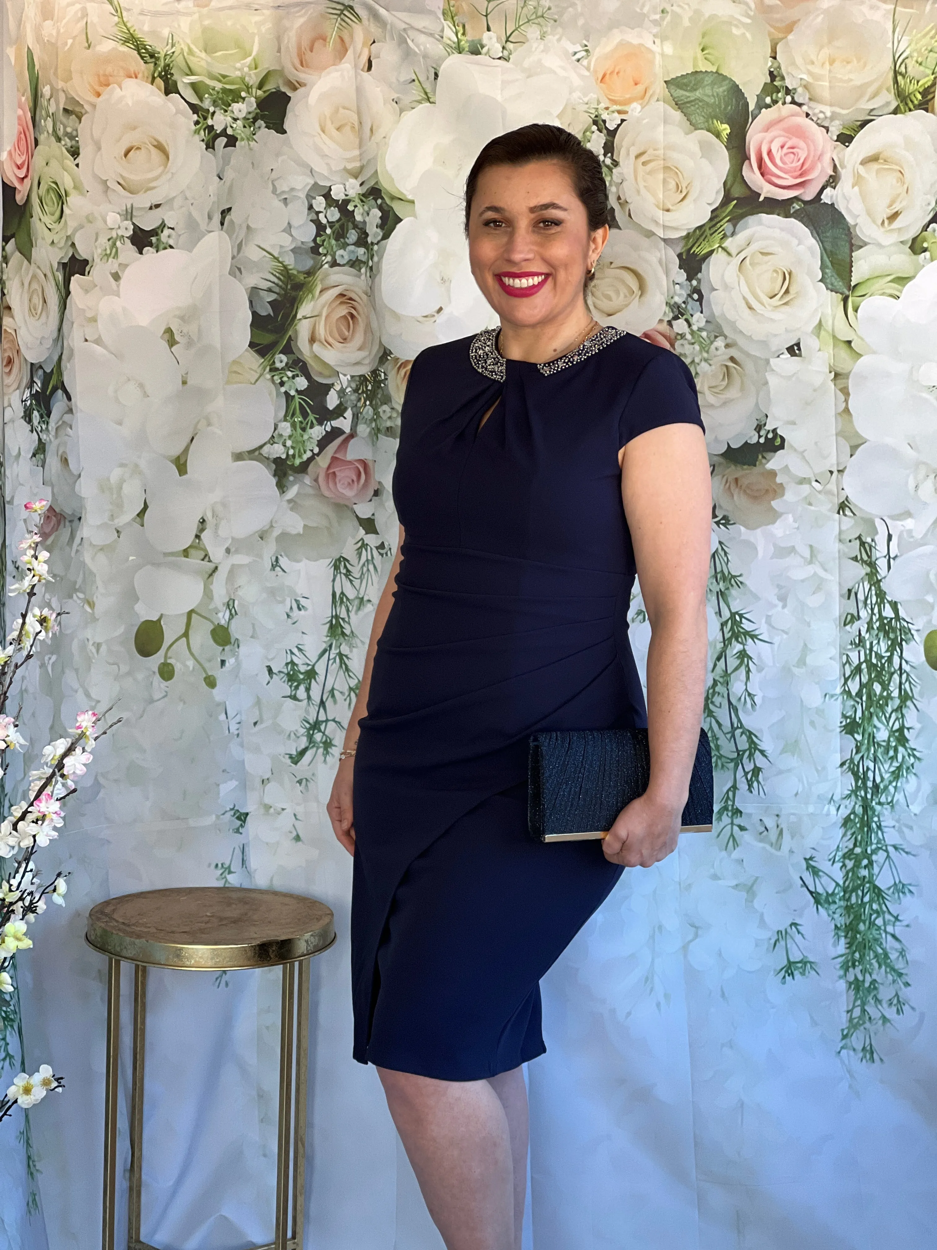 Yoko Navy Event Dress