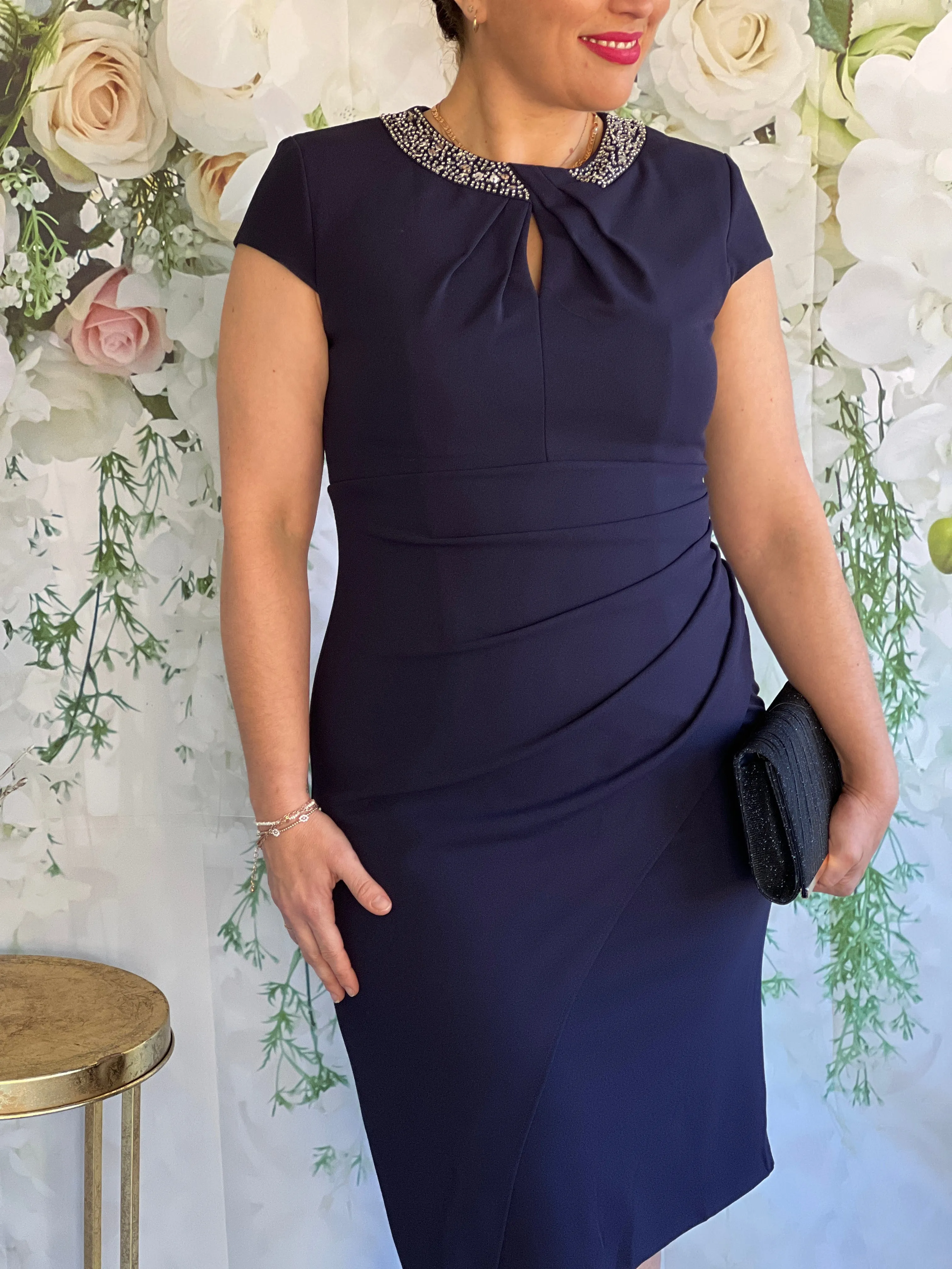 Yoko Navy Event Dress